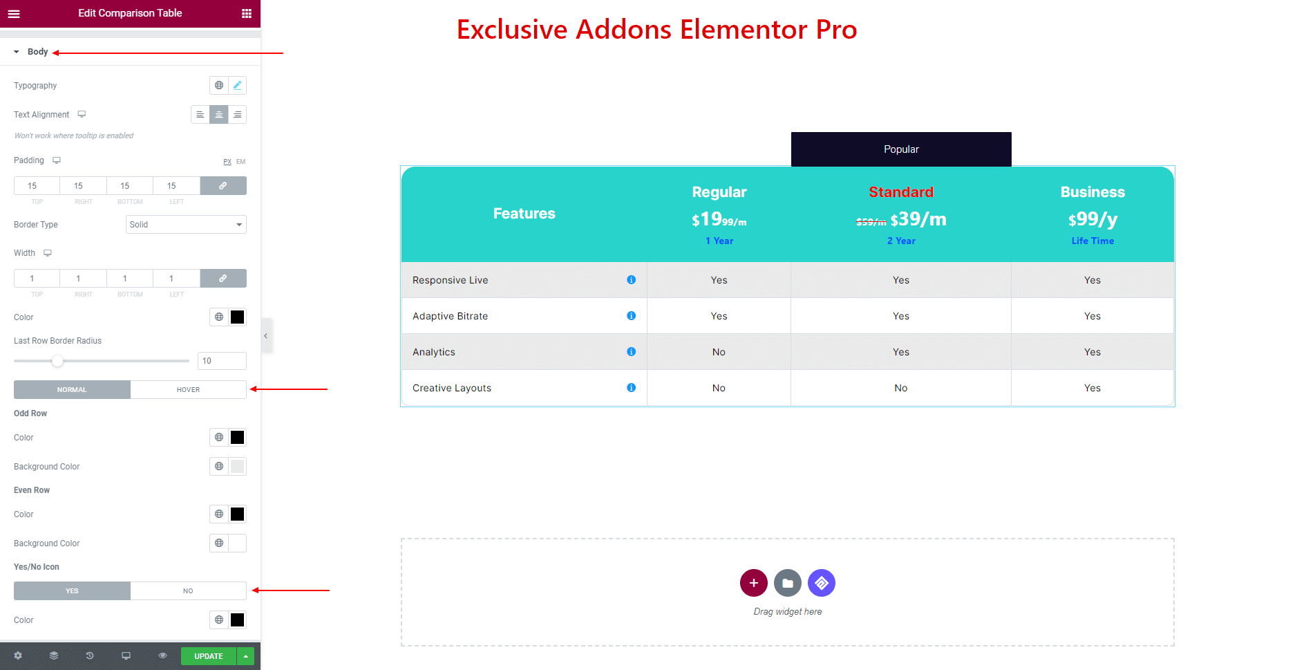 Sections, Columns, Padding and Margins in Elementor