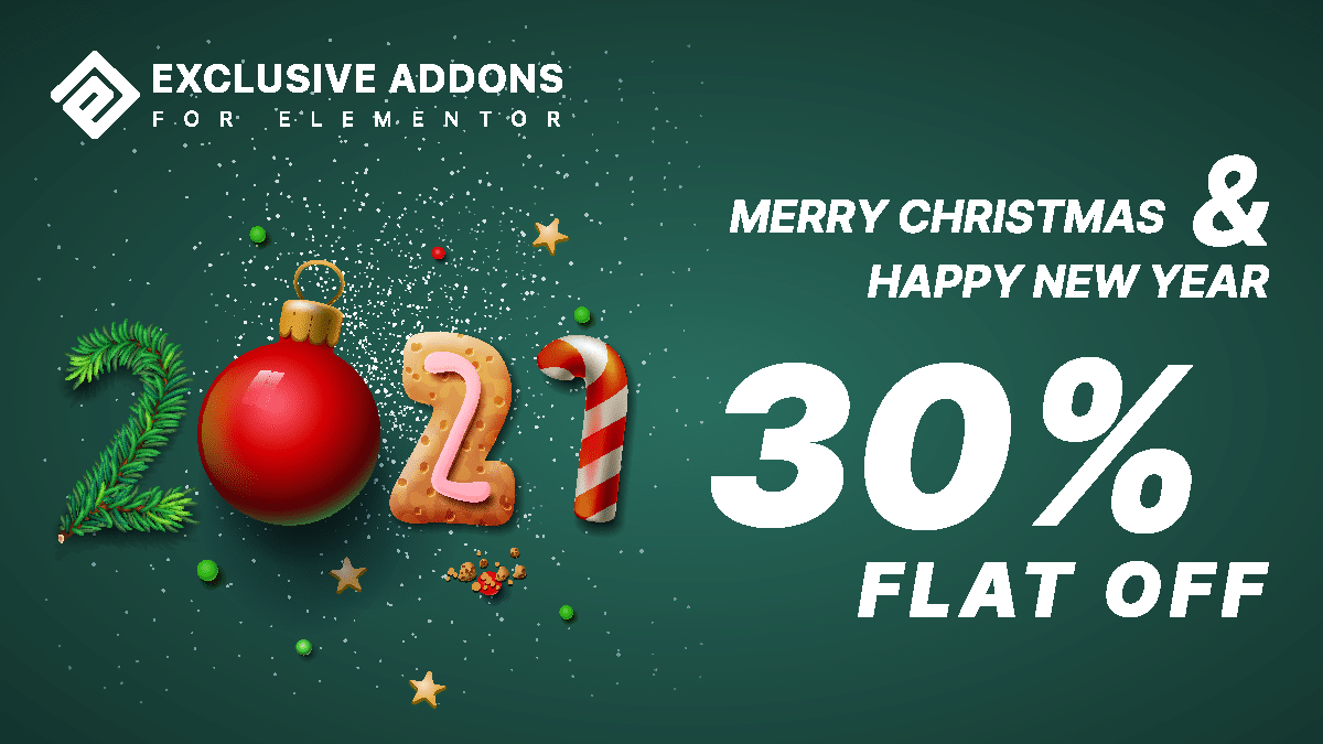 New Year Deals 2021 Elementor Addons