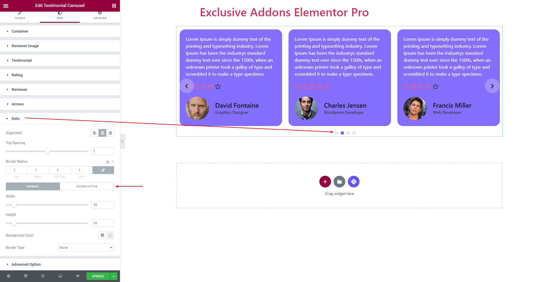 elementor image carousel