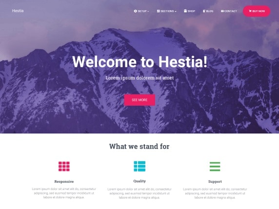 Hestia-theme