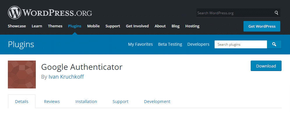 Google Authenticator plugin for WordPress