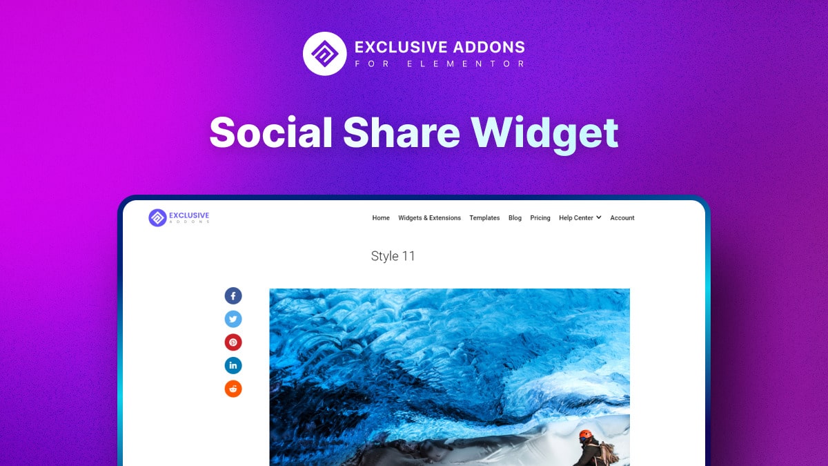 Social Share WIdget - Social Media Widget