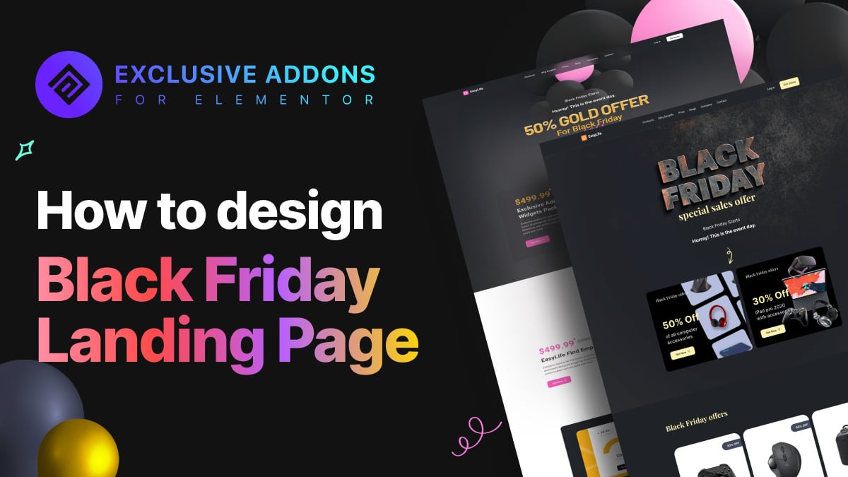 Black Friday Landing Page